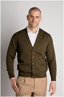 Punto, Cardigans, 104786, TABACO