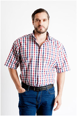 Camisas, Sport Manga Corta, 106853, MARINO