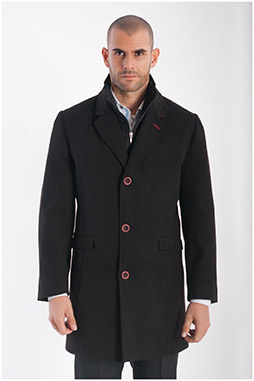 Abrigo, Abrigos y Gabardinas, 107079, NEGRO