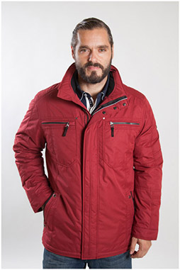 Abrigo, Chaquetones y Piel, 107086, GRANATE