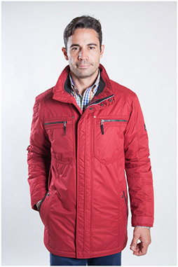 Abrigo, Chaquetones y Piel, 107087, GRANATE