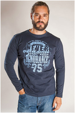 Sport, Camisetas M. Larga, 107095, MARINO