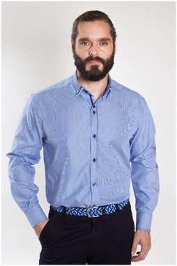 Camisas, Sport Manga Larga, 107155, MARINO