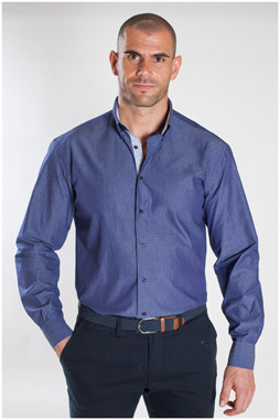 Camisas, Sport Manga Larga, 107206, INDIGO