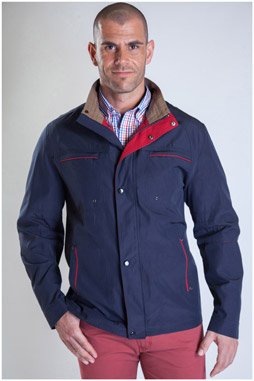 Abrigo, Parkas y Chalecos Finos, 107278, MARINO