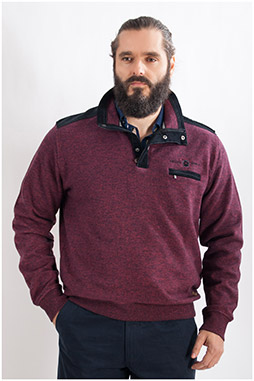 Sport, Polos M. Larga, 107709, GRANATE