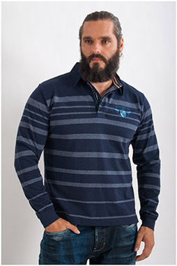 Sport, Polos M. Larga, 107725, INDIGO