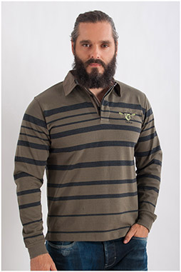 Sport, Polos M. Larga, 107725, OLIVA