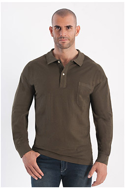 Sport, Polos M. Larga, 107739, KAKI