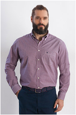 Camisas, Sport Manga Larga, 107862, MARINO