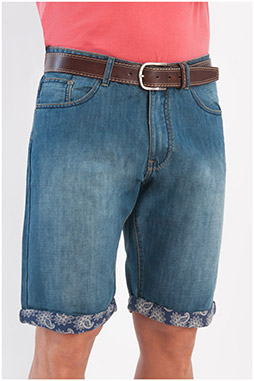 Pantalones, Bermudas, 107877, INDIGO