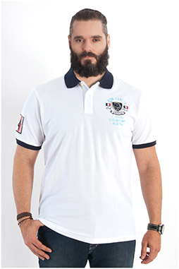 Sport, Polos M. Corta, 108020, BLANCO