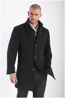 Abrigo, Abrigos y Gabardinas, 108211, NEGRO