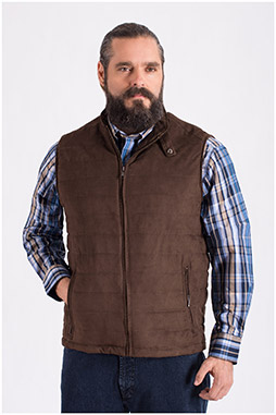 Abrigo, Chalecos, 108212, MARRON