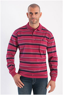 Sport, Polos M. Larga, 108221, GRANATE