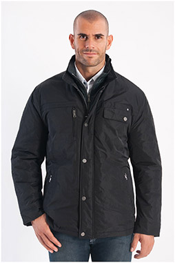 Abrigo, Chaquetones y Piel, 108222, NEGRO