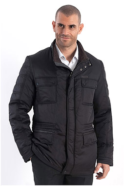 Abrigo, Chaquetones y Piel, 108263, NEGRO