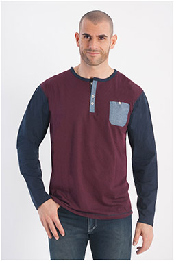 Sport, Polos M. Larga, 108295, GRANATE