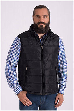 Abrigo, Chalecos, 108600, NEGRO