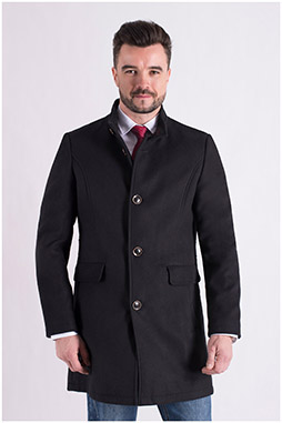 Abrigo, Abrigos y Gabardinas, 108602, NEGRO