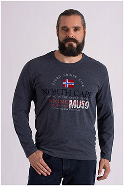 Sport, Camisetas M. Larga, 108650, GRIS MEDIO