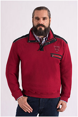 Sport, Polos M. Larga, 108704, ROJO