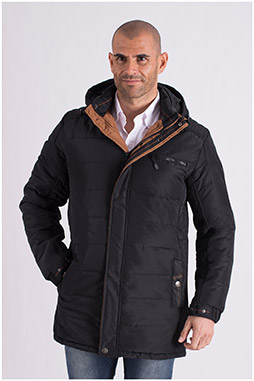 Abrigo, Chaquetones y Piel, 108736, NEGRO