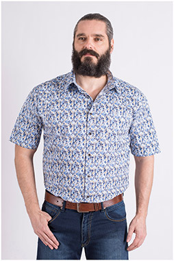 Camisas, Sport Manga Corta, 109118, MARINO