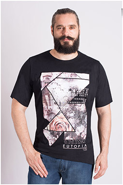 Sport, Camisetas M. Corta, 109318, NEGRO