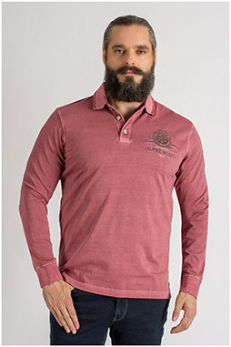 Sport, Polos M. Larga, 109375, GRANATE
