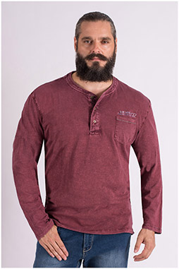 Sport, Camisetas M. Larga, 109381, GRANATE