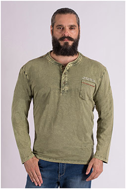 Sport, Camisetas M. Larga, 109381, KAKI