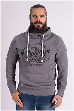 Sport, Chaquetas y Sudaderas, 109387, PIEDRA