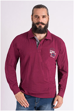 Sport, Polos M. Larga, 109388, GRANATE