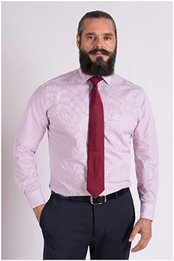 Camisas, Sport Manga Larga, 109399, ROSA