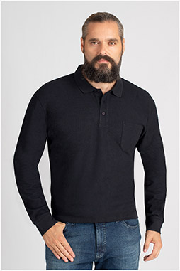 Sport, Polos M. Larga, 109493, NEGRO