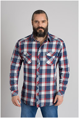 Camisas, Sport Manga Larga, 109648, GRANATE