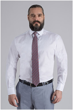 Camisas, Vestir Manga Larga, 109662, BLANCO