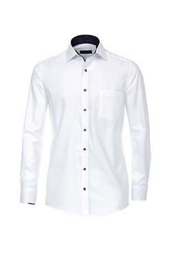 Camisas, Vestir Manga Larga, 109769, BLANCO