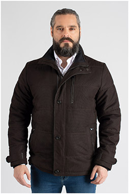 Abrigo, Chaquetones y Piel, 109782, MARRON
