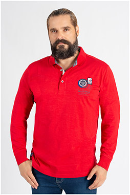 Sport, Polos M. Larga, 109798, ROJO