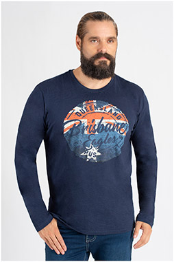 Sport, Camisetas M. Larga, 109806, MARINO