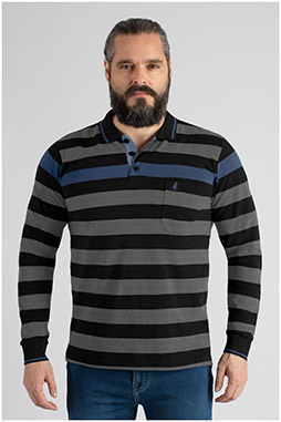 Sport, Polos M. Larga, 109830, NEGRO