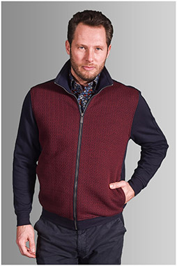 Sport, Chaquetas y Sudaderas, 109892, GRANATE