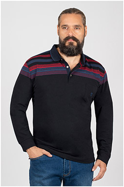 Sport, Polos M. Larga, 109921, NEGRO