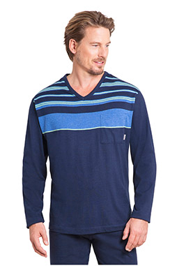 Homewear, Pijama M. Larga, 109924, MARINO