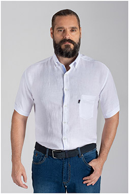 Camisas, Sport Manga Corta, 110073, BLANCO