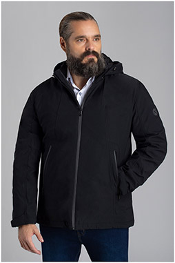 Abrigo, Chaquetones y Piel, 110465, NEGRO