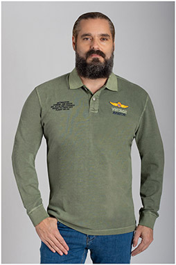 Sport, Polos M. Larga, 110484, OLIVA