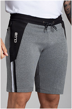 Pantalones, Bermudas, 110731, GRIS MEDIO